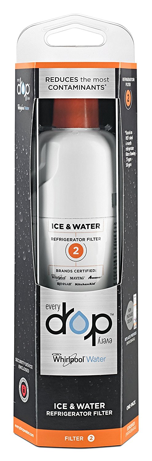 EDR2RXD1 #2 EveryDrop (3 Pack) Whirlpool / Maytag Refrigerator Ice & Water  Filter