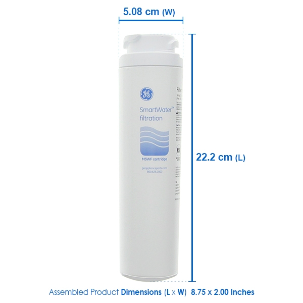 2 Pack Details about   GE MSWF Refrigerator Water Filter Cartridges Genuine OEM 